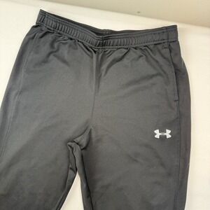 Under Armour Youth XL Black Sweat Pants Lounge Baseball Athletic Loose Fit